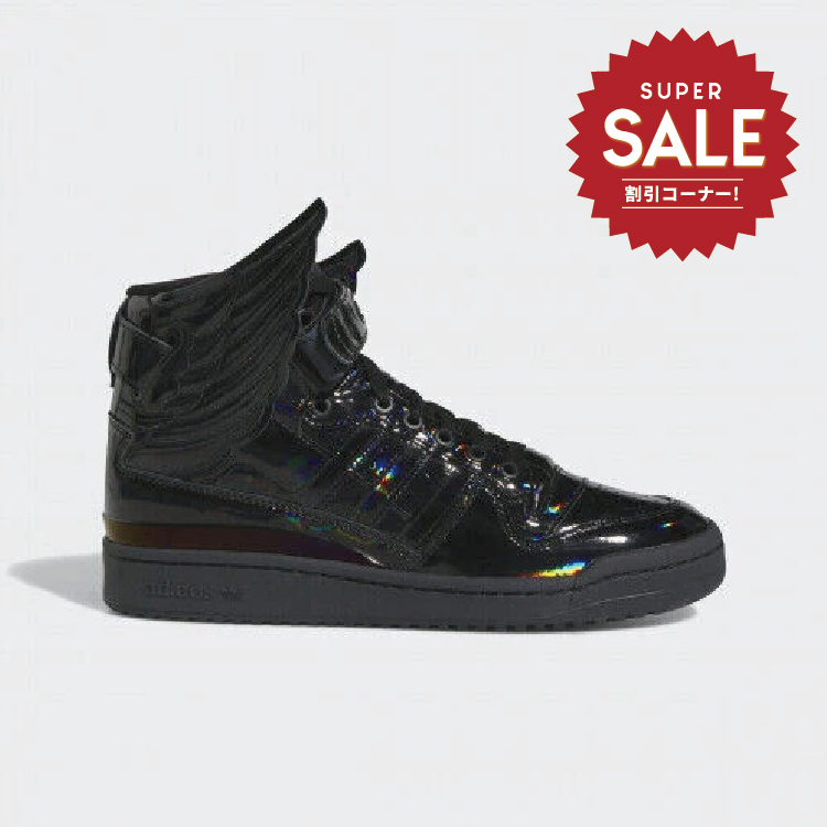 【adidas X Jeremy Scott OPAL WINGS 4.0 限量反翼翅膀鞋款 - 黑】