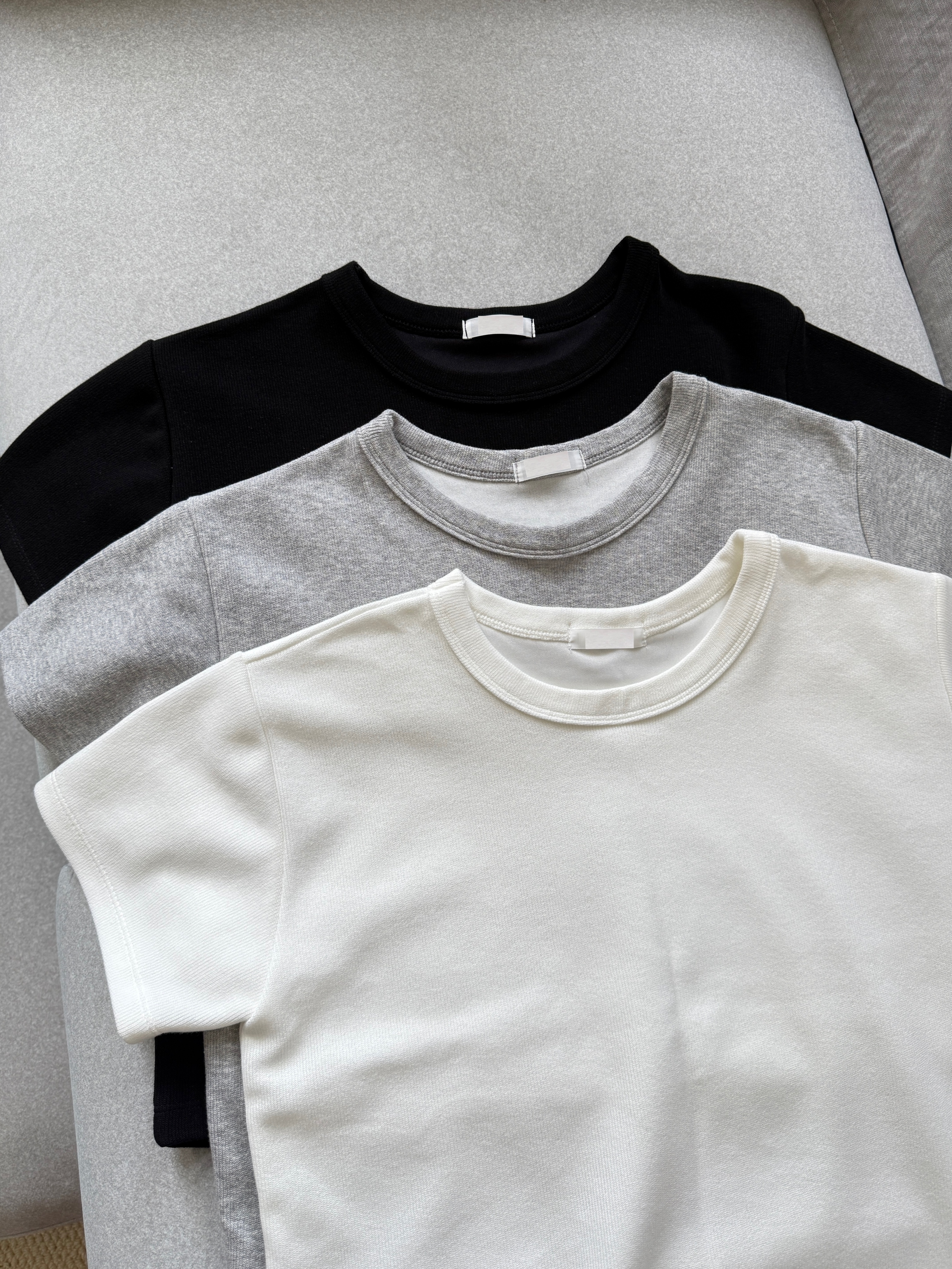 【灰現貨】 七色圓領簡約短袖