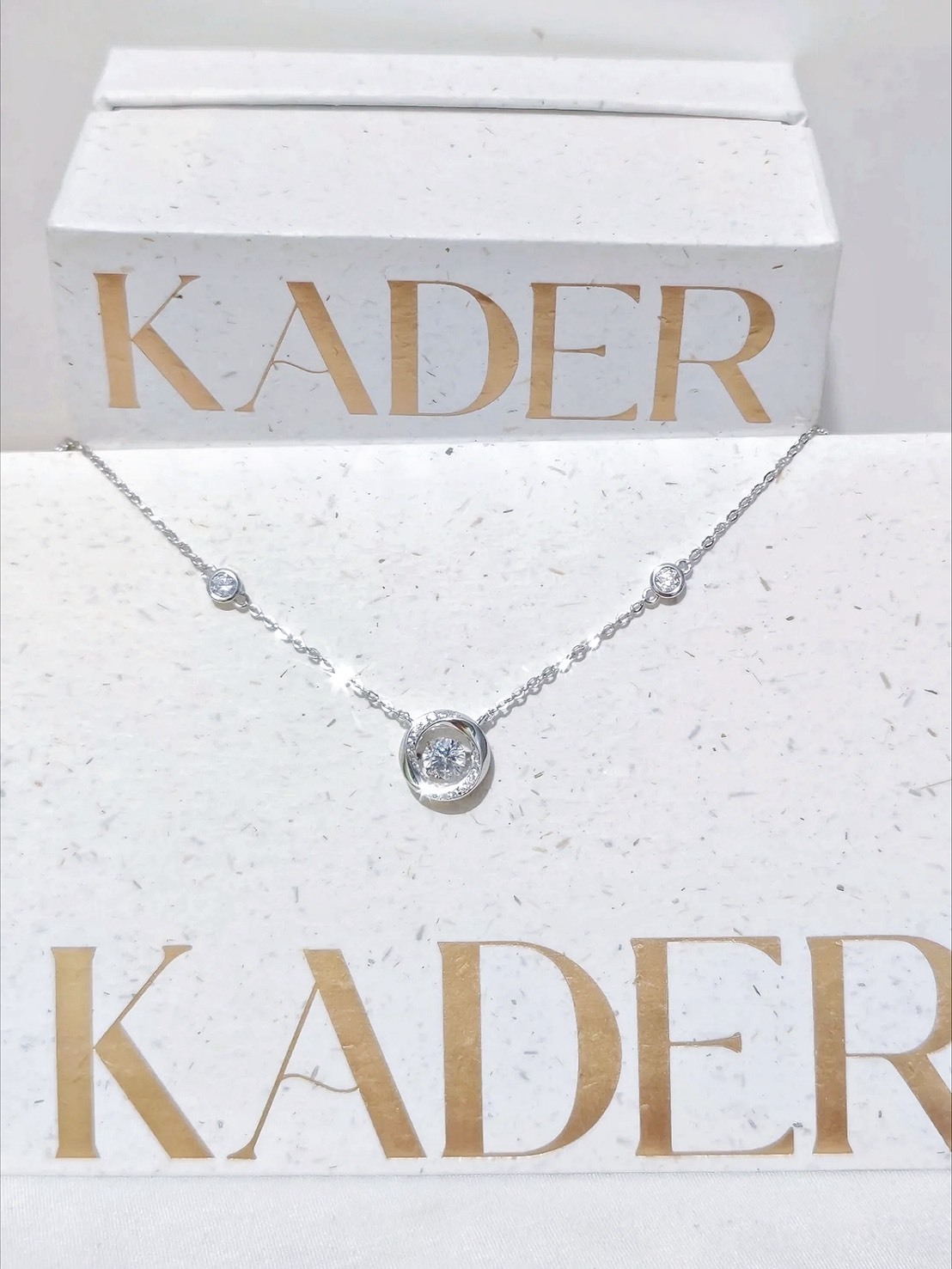 KADER 閃鑽跳動的心 S925銀 項鍊