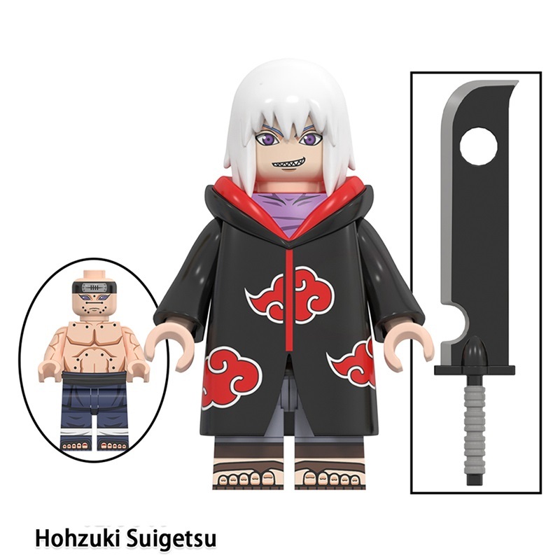 Naruto Hohzuki Suigetsu Custom Minifigures Fit Lego WM6113 WM2147