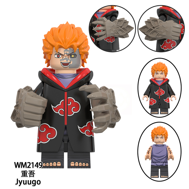 Naruto Jyuugo Custom Minifigures Fit Lego WM6113 WM2149