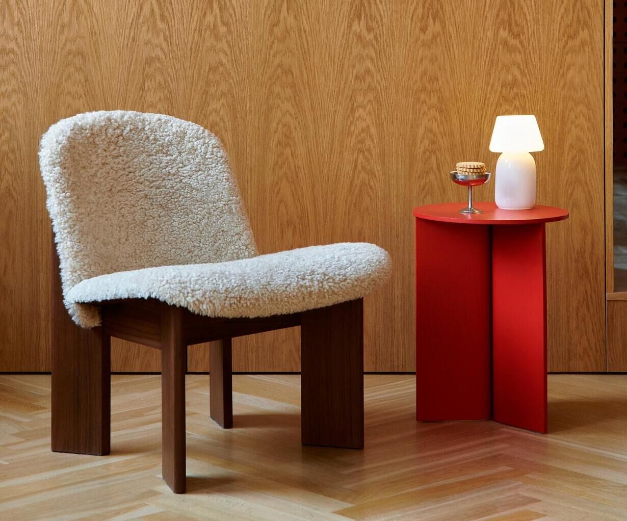 SLIT Wood 摺紙木茶几 (高)