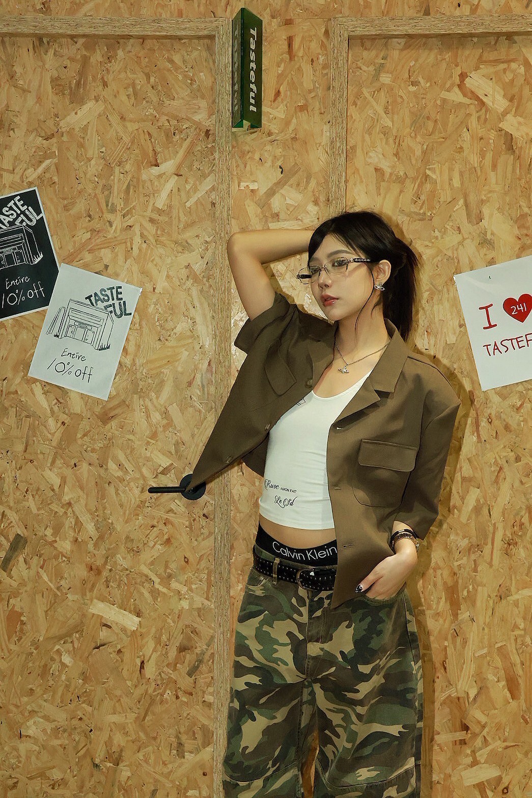 韓系 短版 短袖 西裝版型 #外套