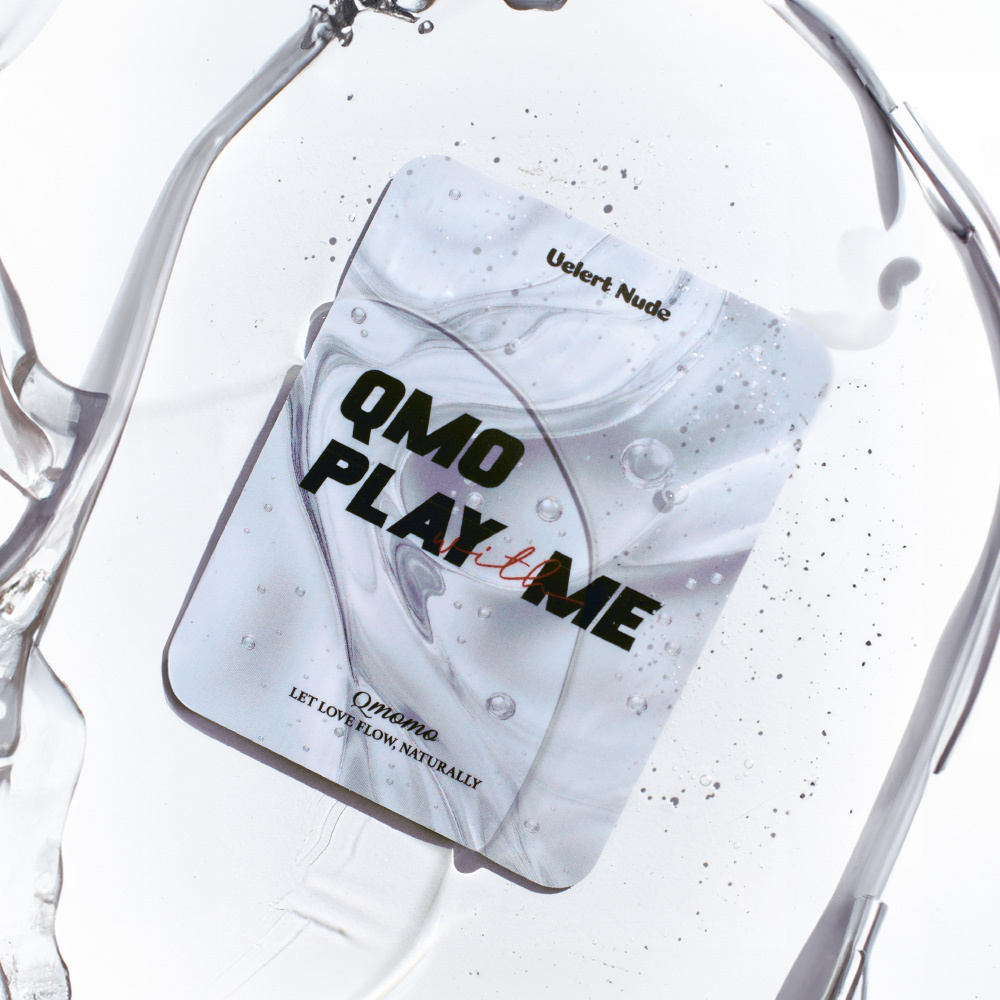 Qmomo Play With Me 【Uelert Nude】 Ultra-Wet Sensation Lubricant Gel (15pcs)