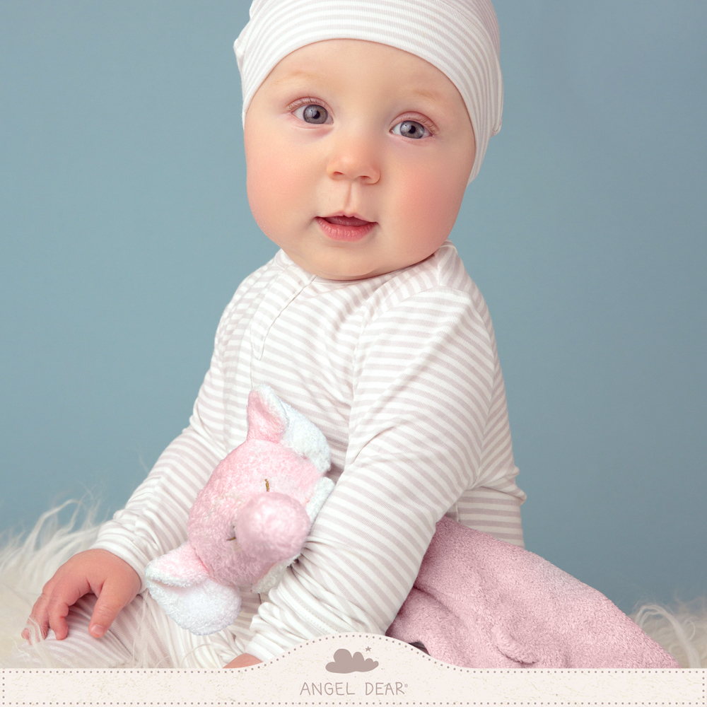 ANGEL DEAR 嬰兒安撫巾 (粉紅大象)