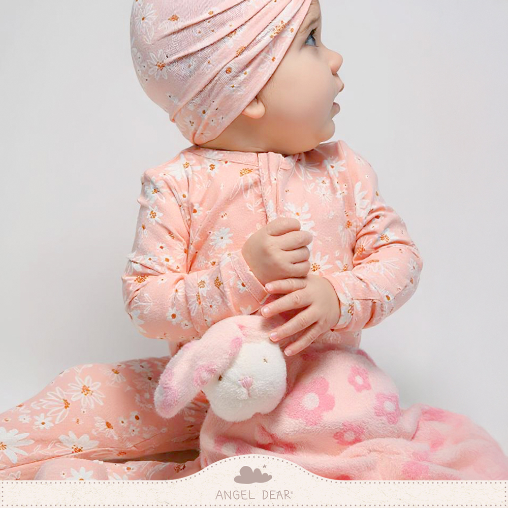 ANGEL DEAR 嬰兒安撫巾  (花花小兔)