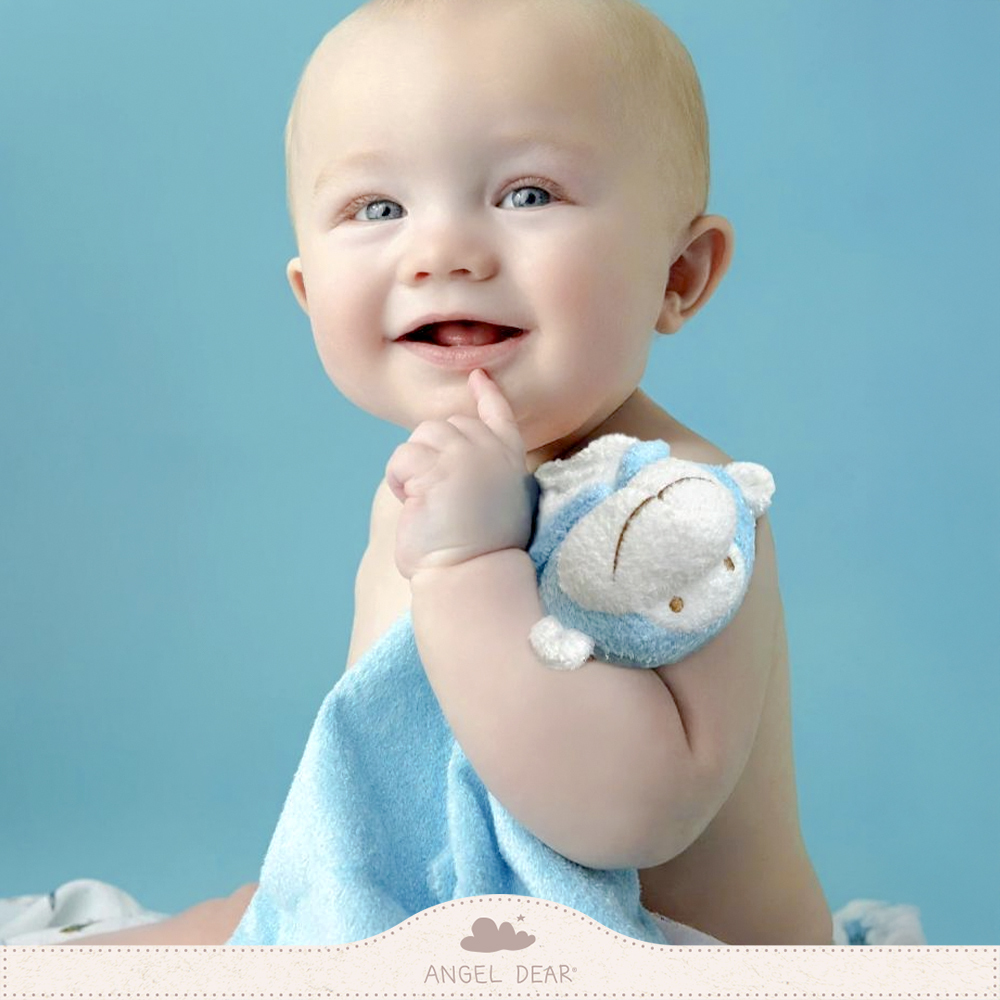 ANGEL DEAR 嬰兒安撫巾  (藍色小猴)