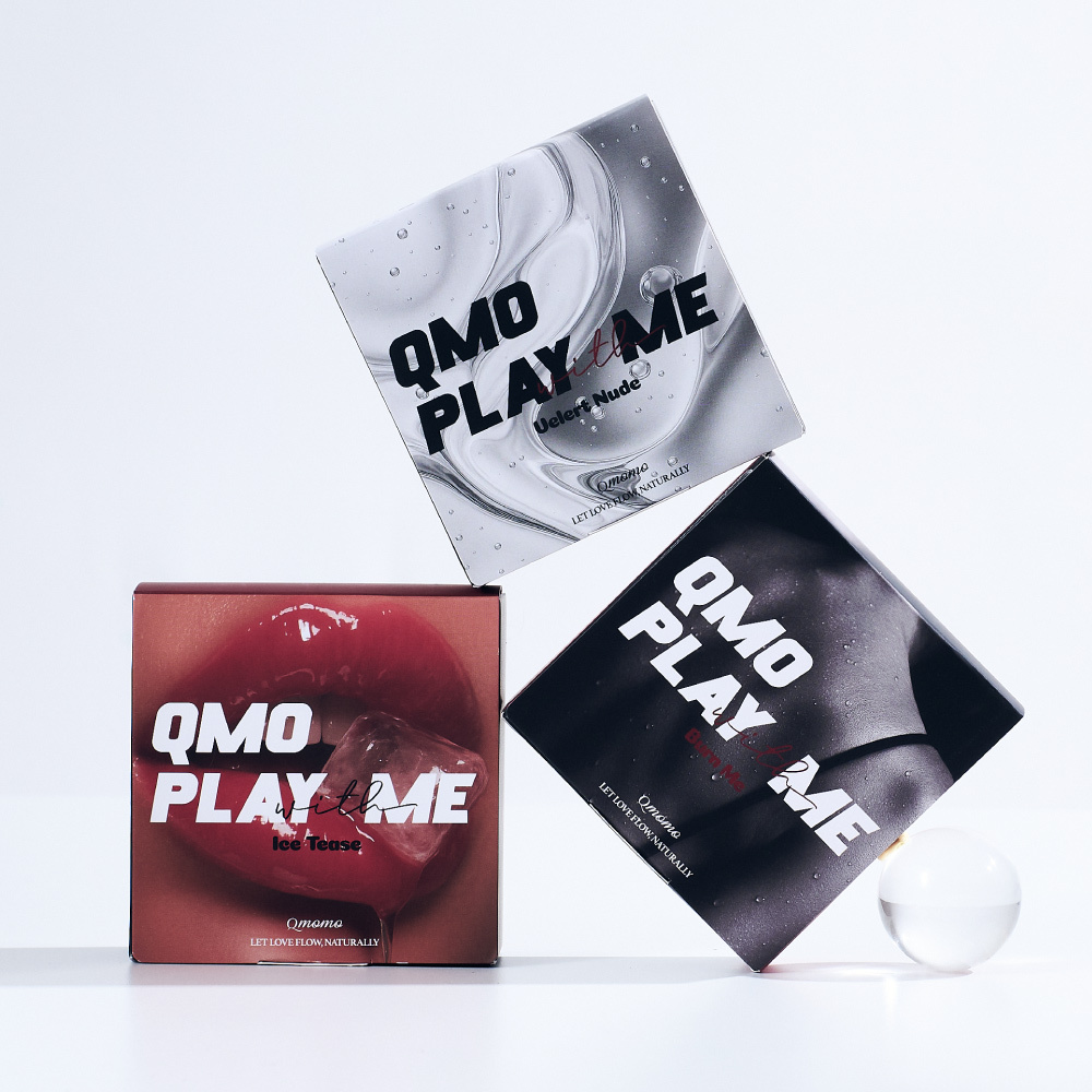 Qmomo《Set Offer》Play With Me - Lubricant Gel 【Uelert Nude+Ice Tease+Burn Me】