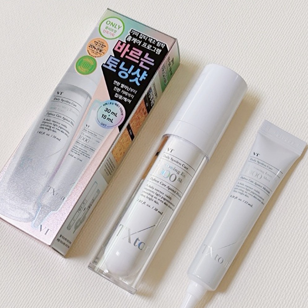 (預購商品 8/29收單) VT TX亮膚精華30ML+15ML # 1000SHOT