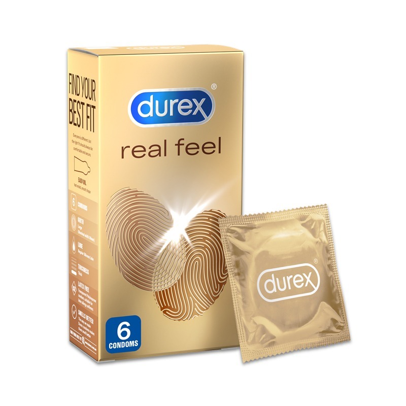 Durex 杜蕾斯 Real Feel 真觸感裝 PI安全套 6片裝