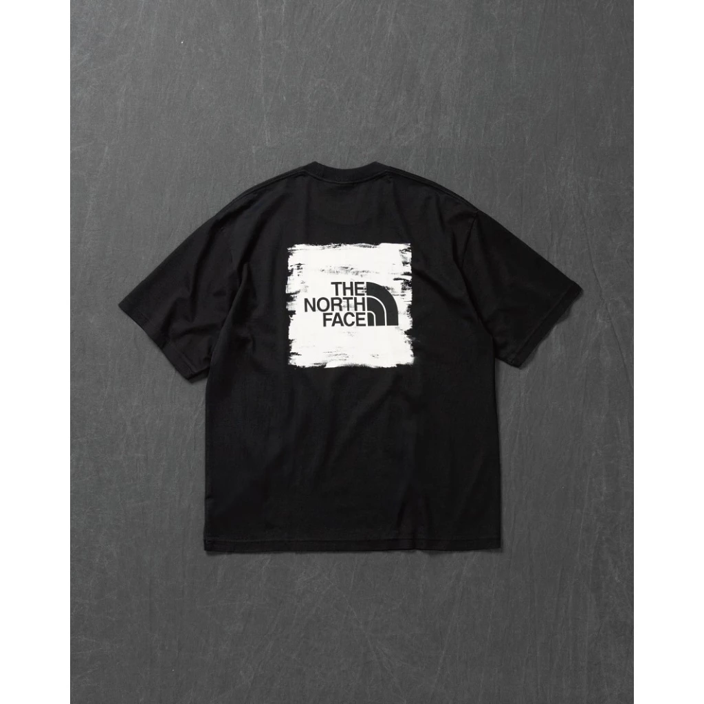 2025AW THE NORTH FACE S/S Shikkoku Hakezome Square Logo Tee 店鋪 京都 限定 御黒染司 京都紋付 短T 現貨 NT12567R