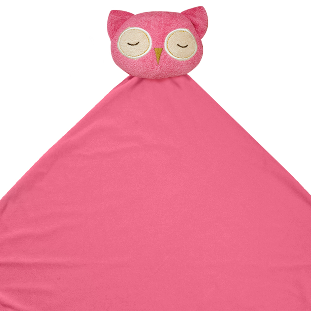 ANGEL DEAR 安撫毛毯 (桃紅色貓頭鷹)