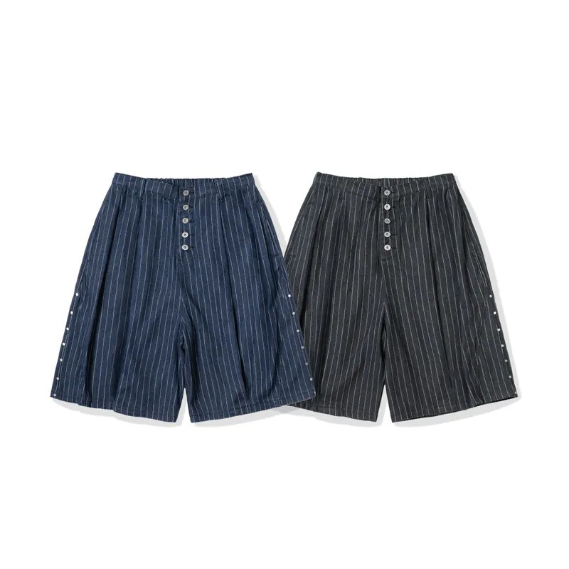 ORDINARY 直紋牛仔短褲