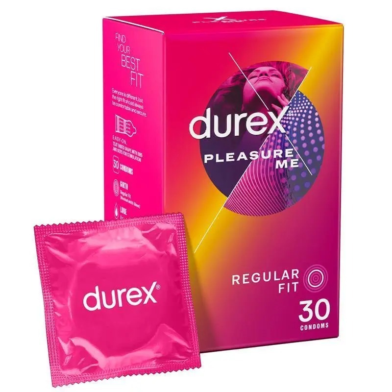 Durex 杜蕾斯 Pleasure Me 凸點乳膠安全套 30片裝
