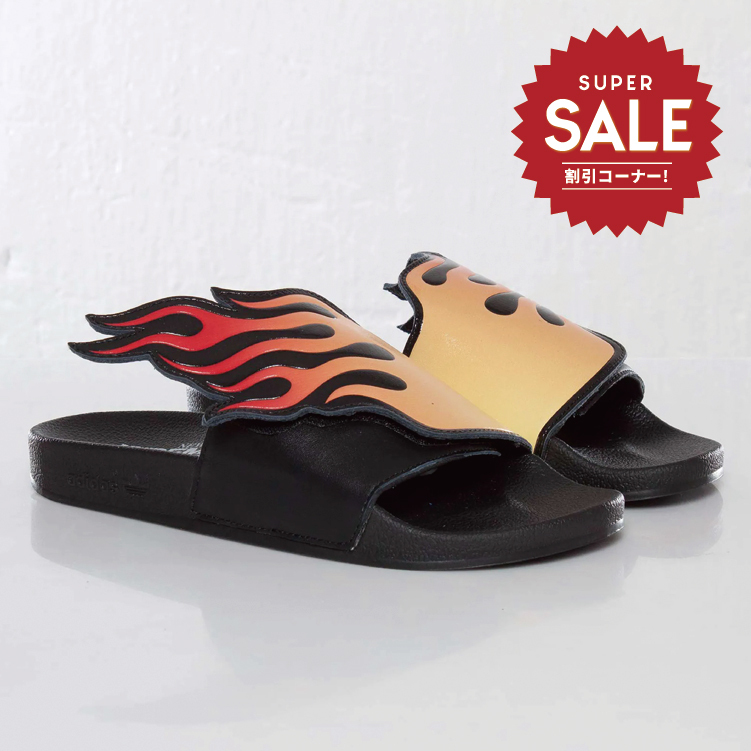 【 adidas JS FLAMES SLIDE 限定拖鞋 】