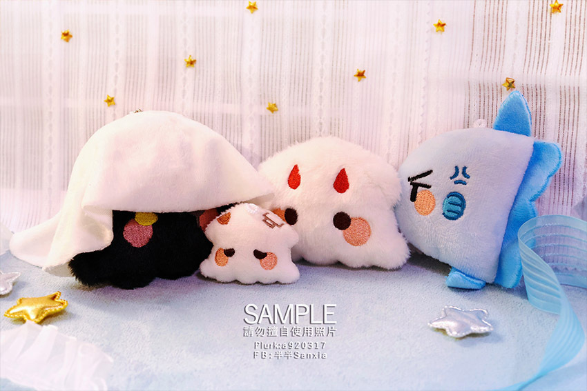 イカ&マンボウぬいチャーム