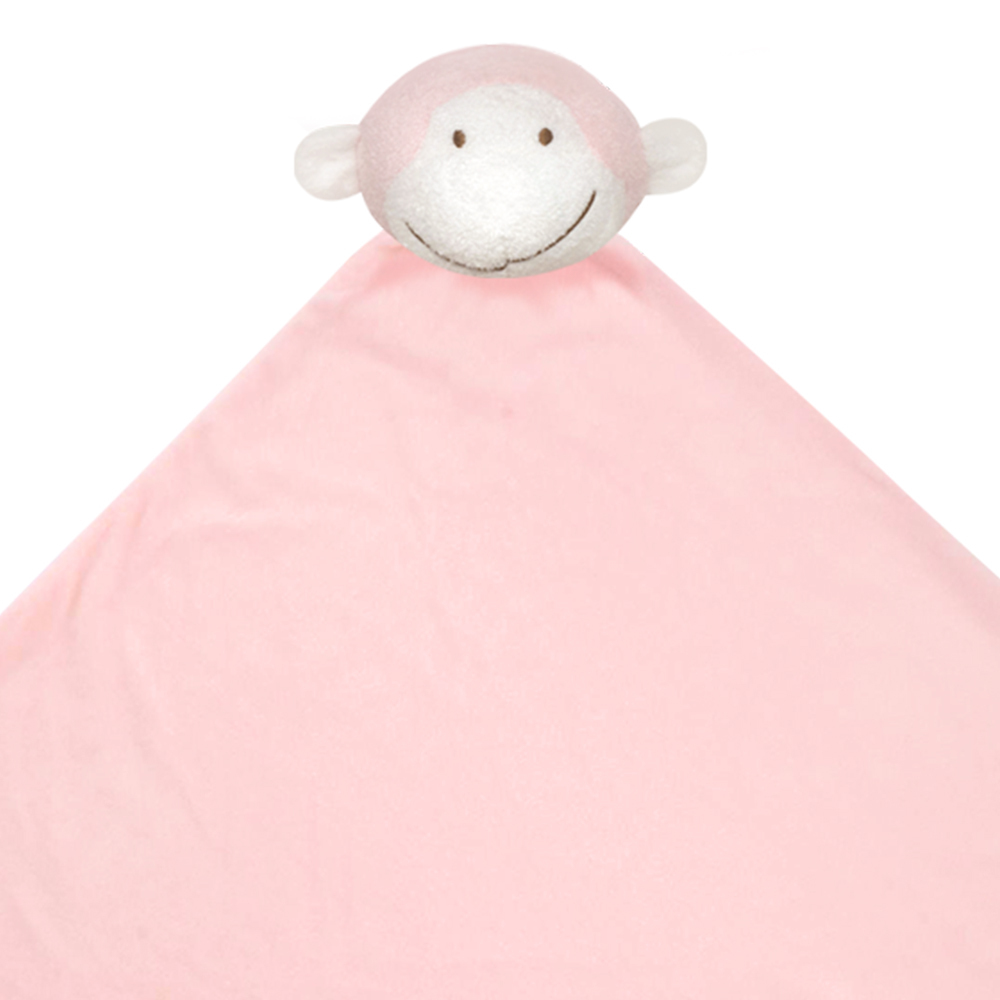 ANGEL DEAR 安撫毛毯 (粉紅小猴)