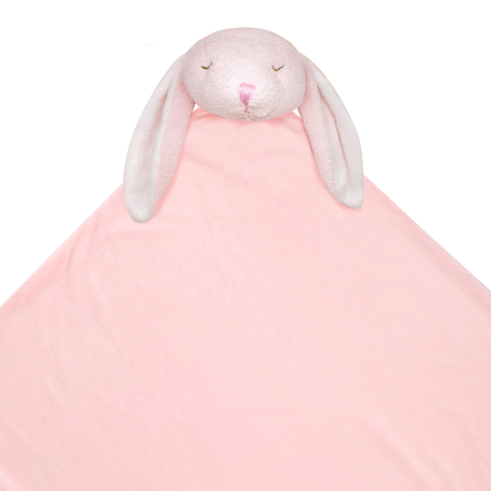 ANGEL DEAR 安撫毛毯 (長耳粉紅小兔)