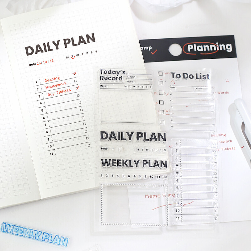 BGM 透明水晶印章: 記錄 效率