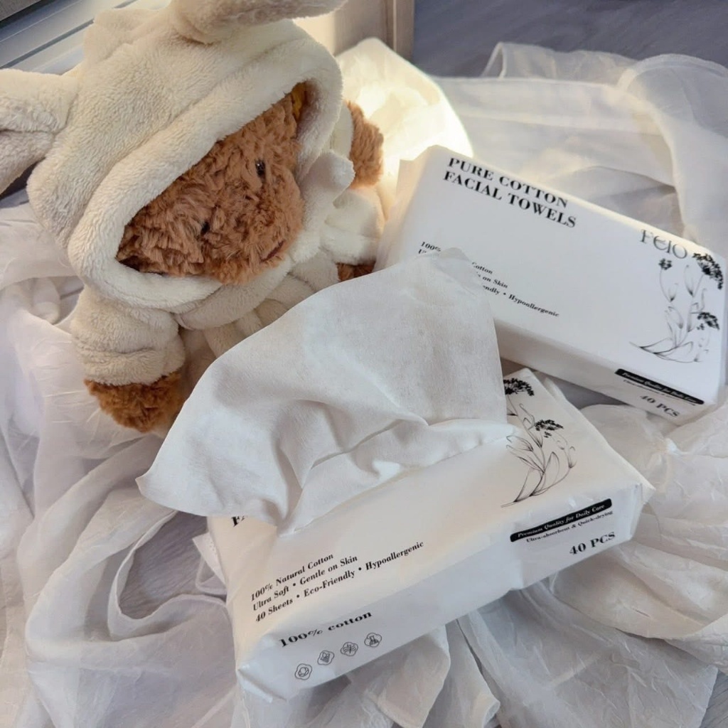 (預購商品 8/29收單) 澳FEIO新品組合 水潤氨基酸潔面乳100ml+純棉加厚洗臉巾40抽