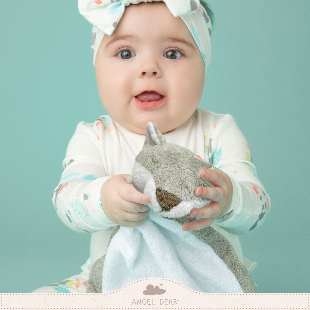 ANGEL DEAR 嬰兒安撫巾 (灰色狐狸)