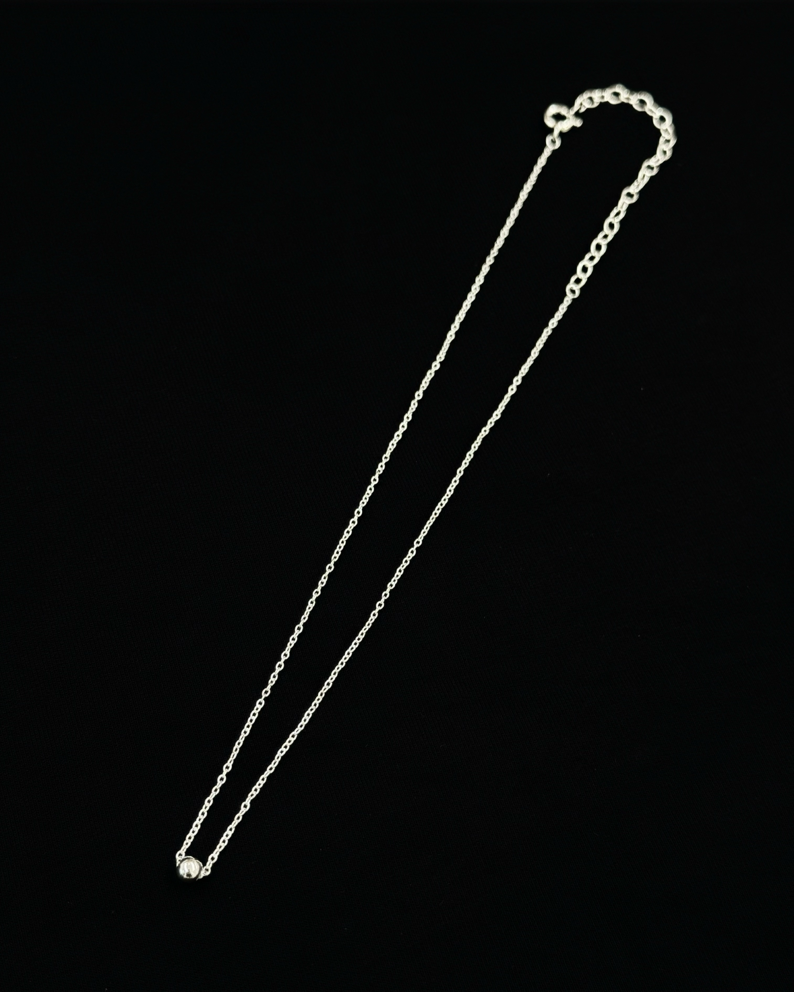 925純銀細銀珠choker