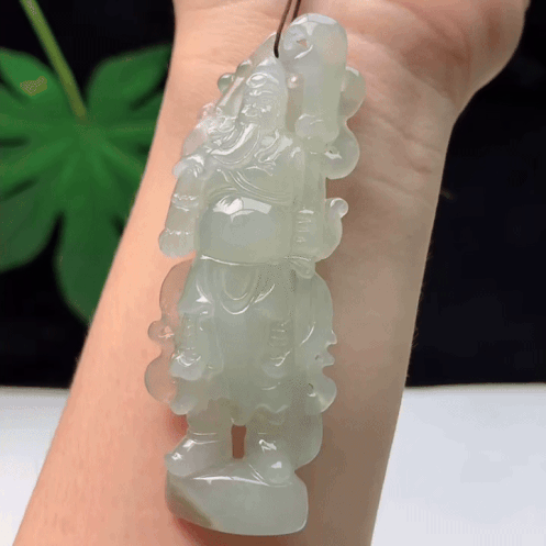 726336 翡翠冰種關公