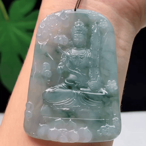 726337 翡翠飄花虛空藏菩薩