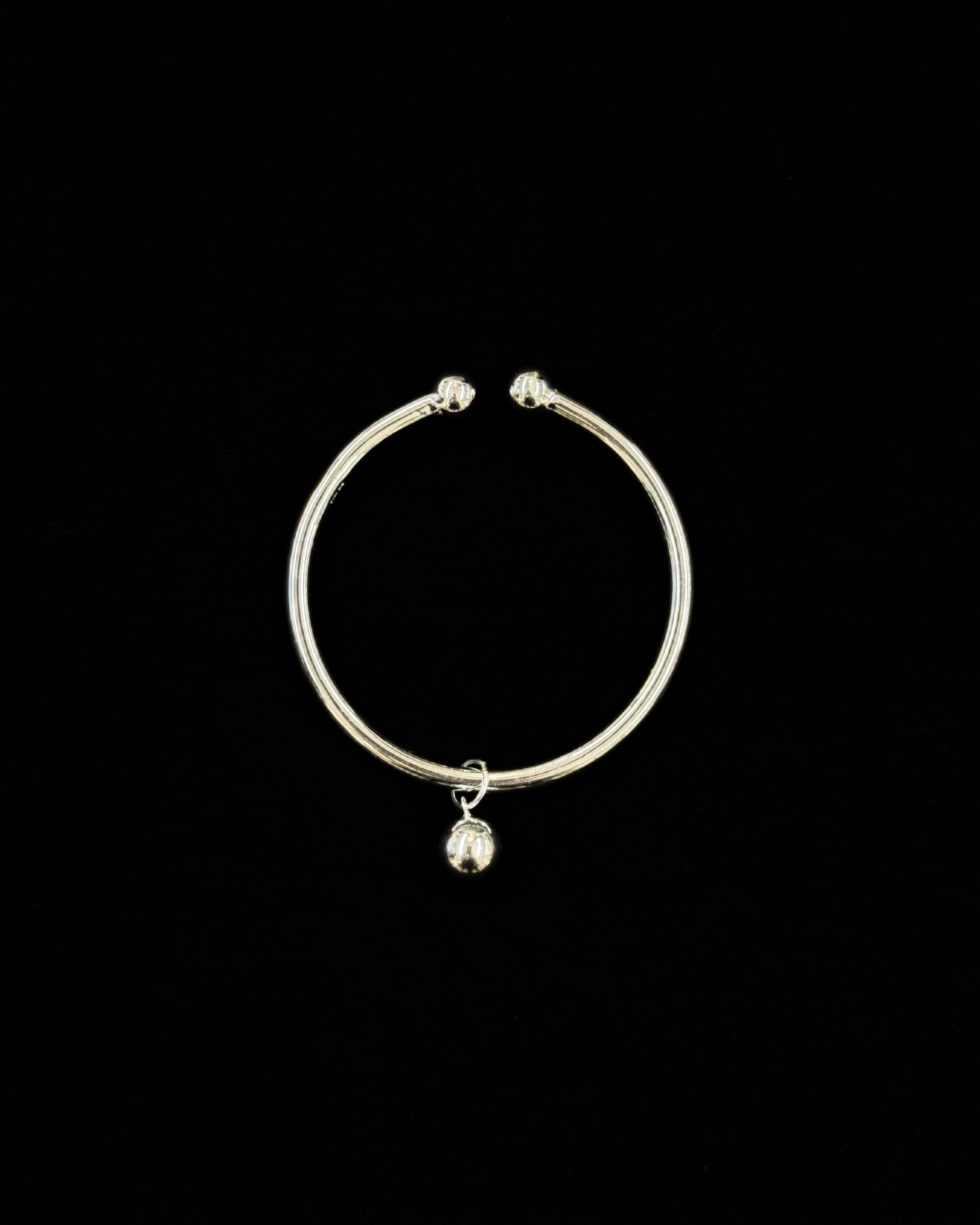 990純銀吊波開口手鈪