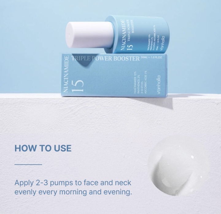 (4141) 【兩件優惠】韓國Vanhalla 15% 維他命B3精華 (30ml) (純素)