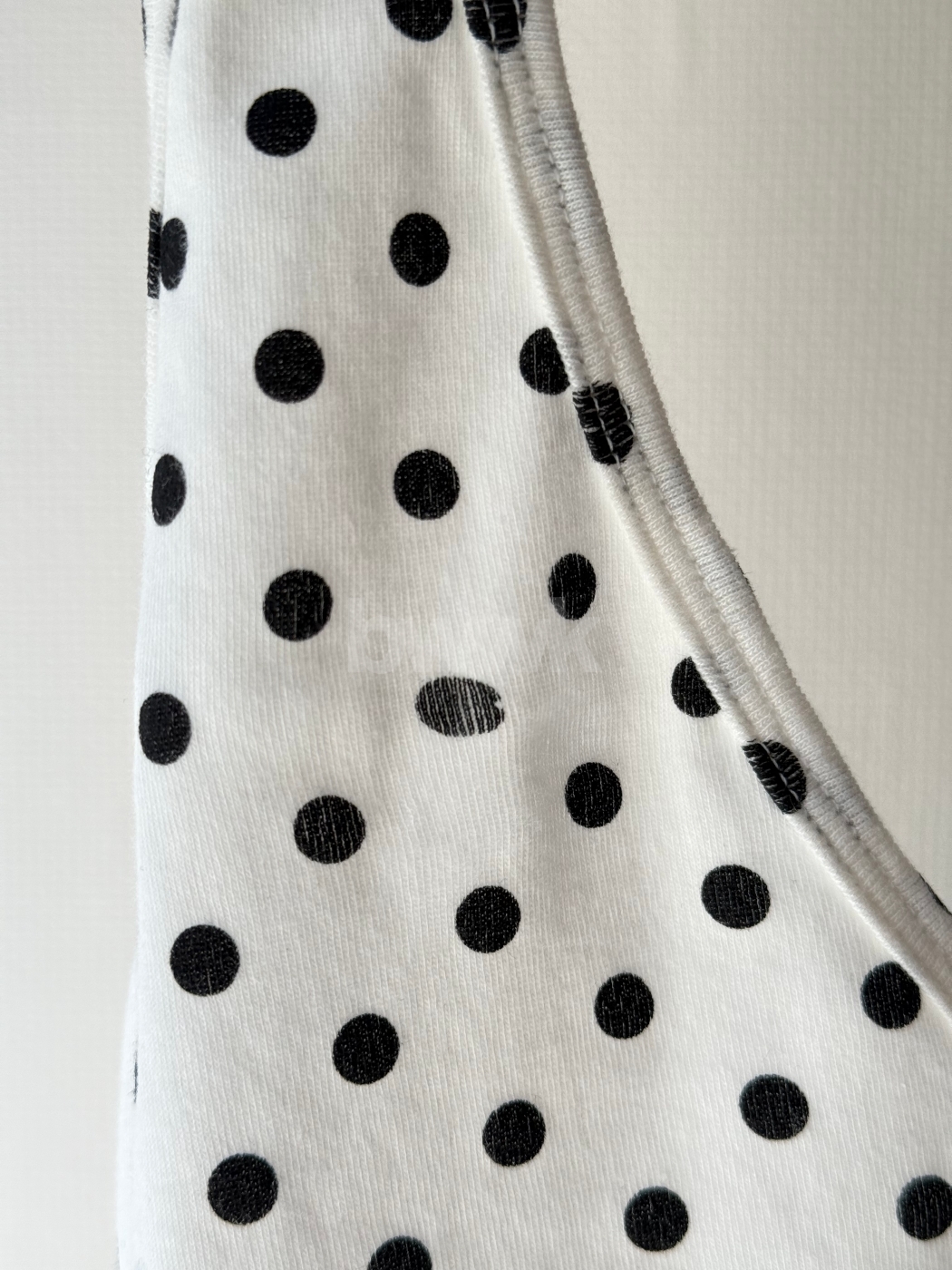 【瑕疵】波點復古掛脖背心