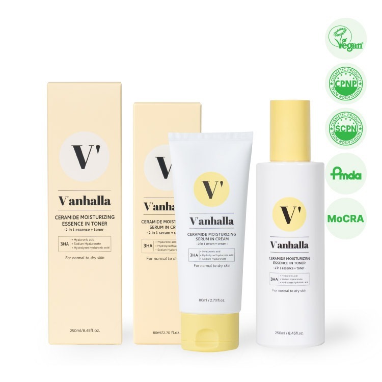 (4506) 韓國Vanhalla 分子釘保濕系列套裝(爽膚水+精華霜)