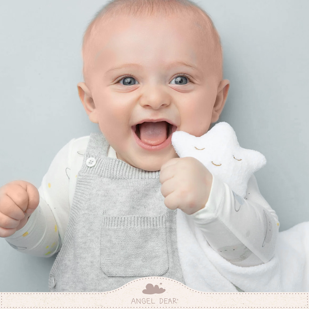 ANGEL DEAR 嬰兒安撫巾 (白色小星星)