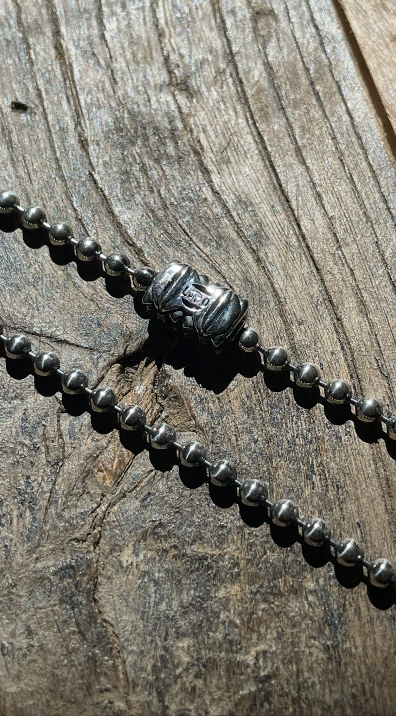 3.0mm Chrome Ball Chain Necklace