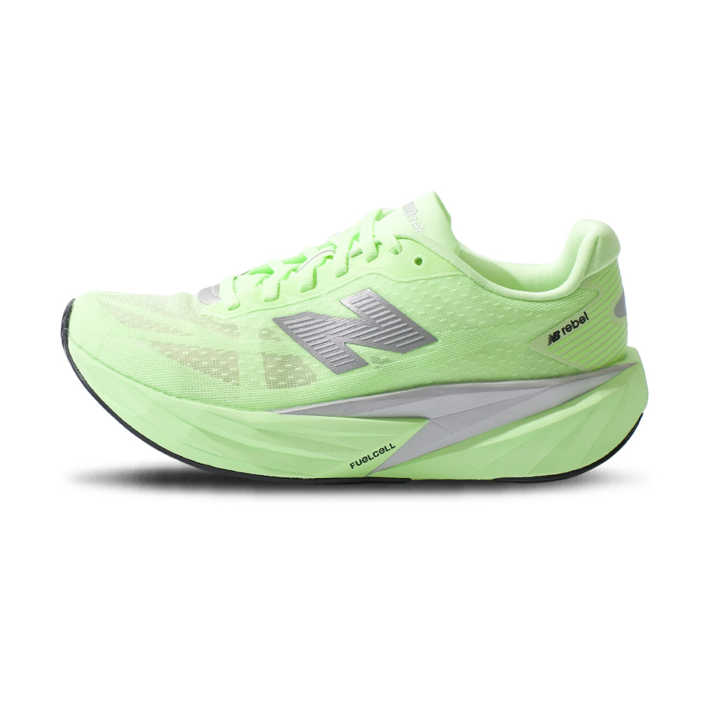 New Balance FuelCell Rebel V5 女鞋 螢光綠色 寬楦 緩震 競速 慢跑鞋 WFCXLZ5