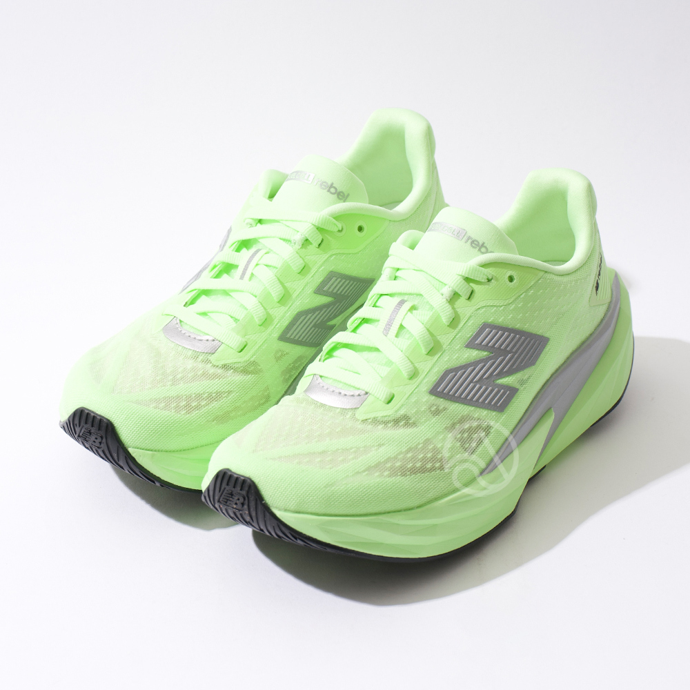 New Balance FuelCell Rebel V5 女鞋 螢光綠色 寬楦 緩震 競速 慢跑鞋 WFCXLZ5