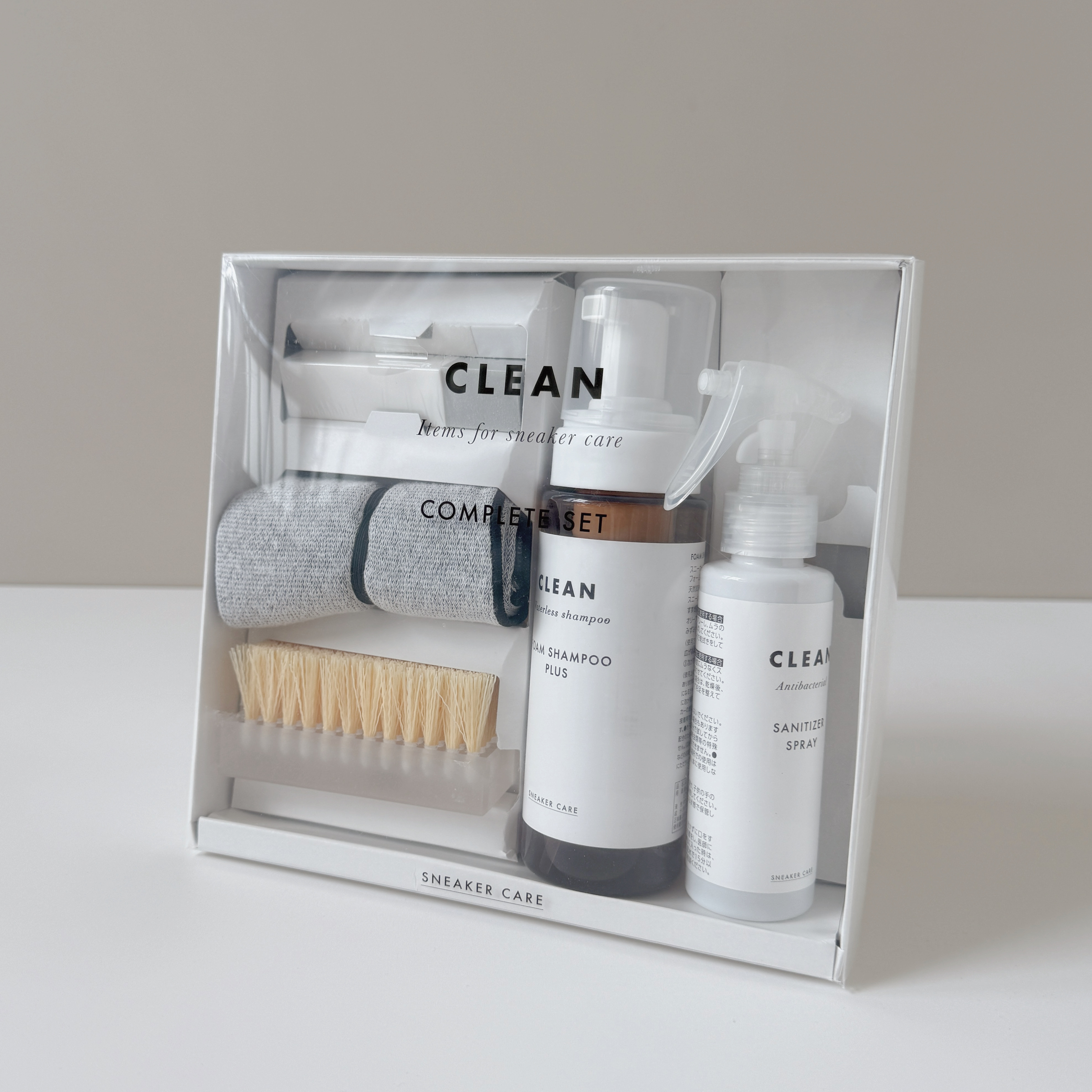 [現貨]  日本製 免過水清潔泡泡+消毒套裝 [布袋/布鞋/波鞋/皮鞋適用]