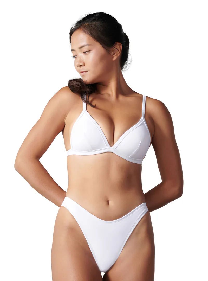 UPii 絲光三角美胸可調式背勾上衣特別色-XS