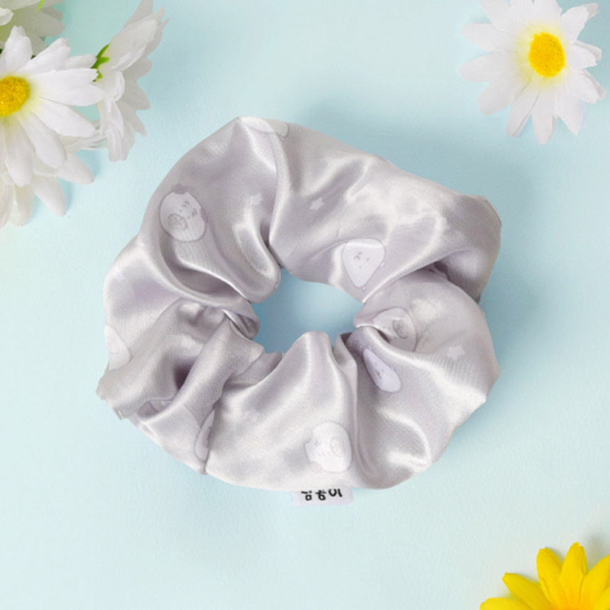 現貨｜韓國限定 白熊 緞面髮圈