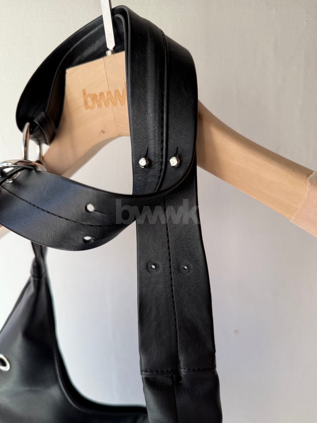 【瑕疵】時髦鉚釘兩背托特包