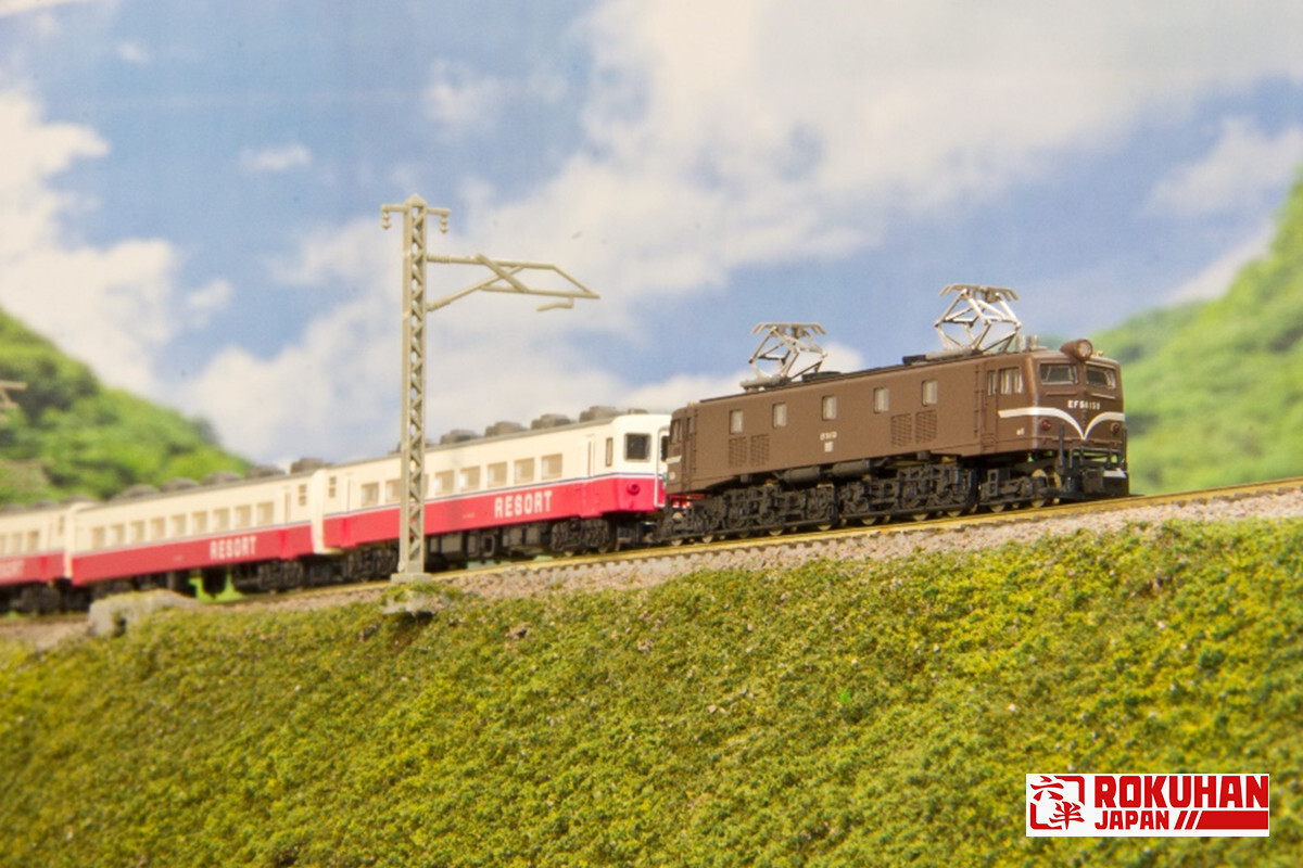 Rokuhan T039-2 Z規  EF58電力機車150號 小窗（棕色）