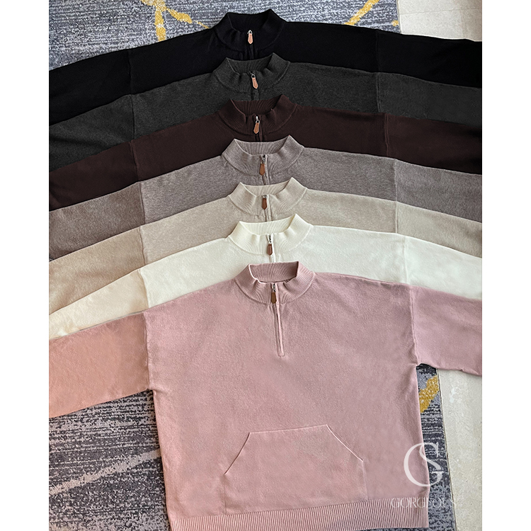 D108 現貨「高磅兔寶寶拉鍊毛衣」