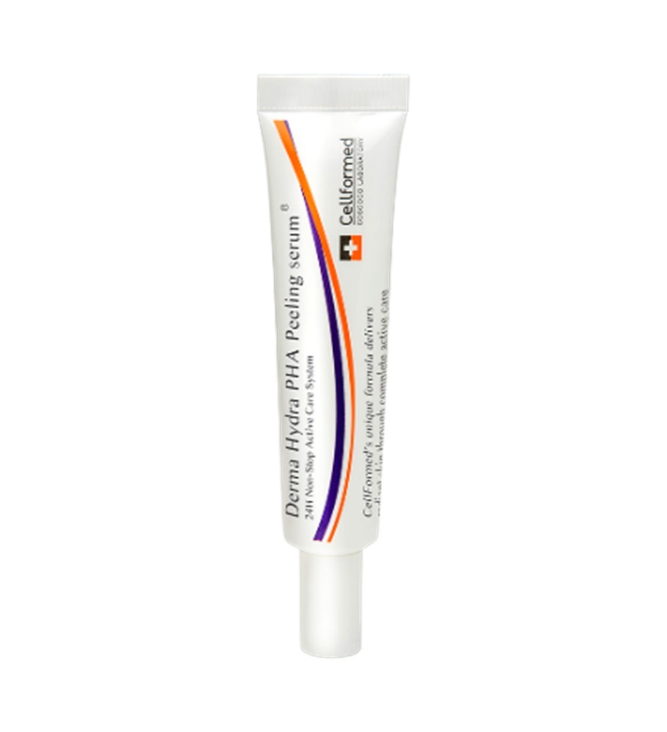 (4145) 韓國Cellformed去角質霜50ML+Derma  PHA煥膚保濕精華20ML+ A.L.A平衡修護面霜 30ML