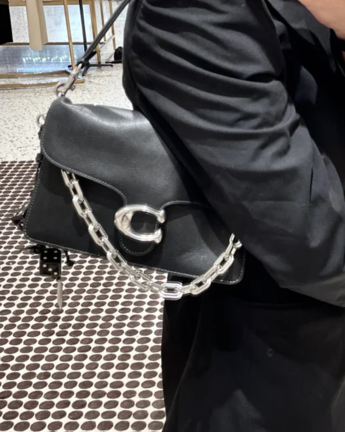 COACH CHAIN TABBY 鏈條單肩包