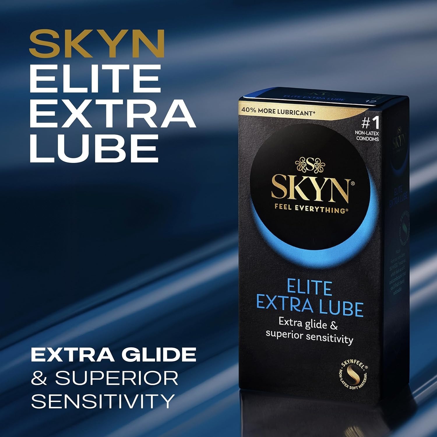 SKYN Elite Extra Lube 特薄加潤 PI安全套 12片裝
