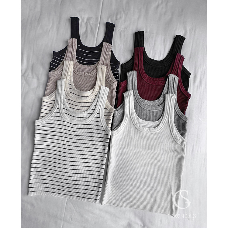 D55 現貨「高磅軟糯方U背心(大推)」