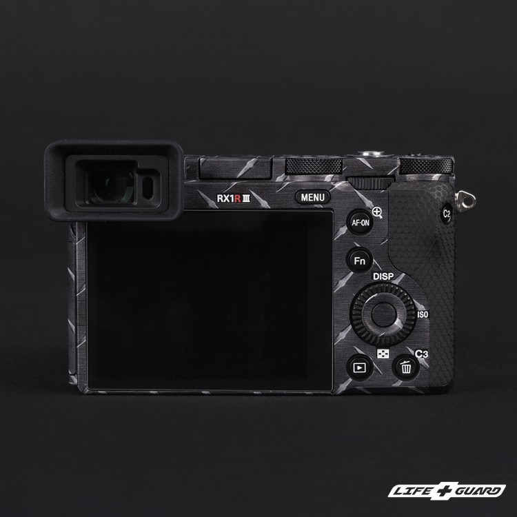 LIFE+GUARD SONY DSC-RX1R III 相機貼膜背面展示圖