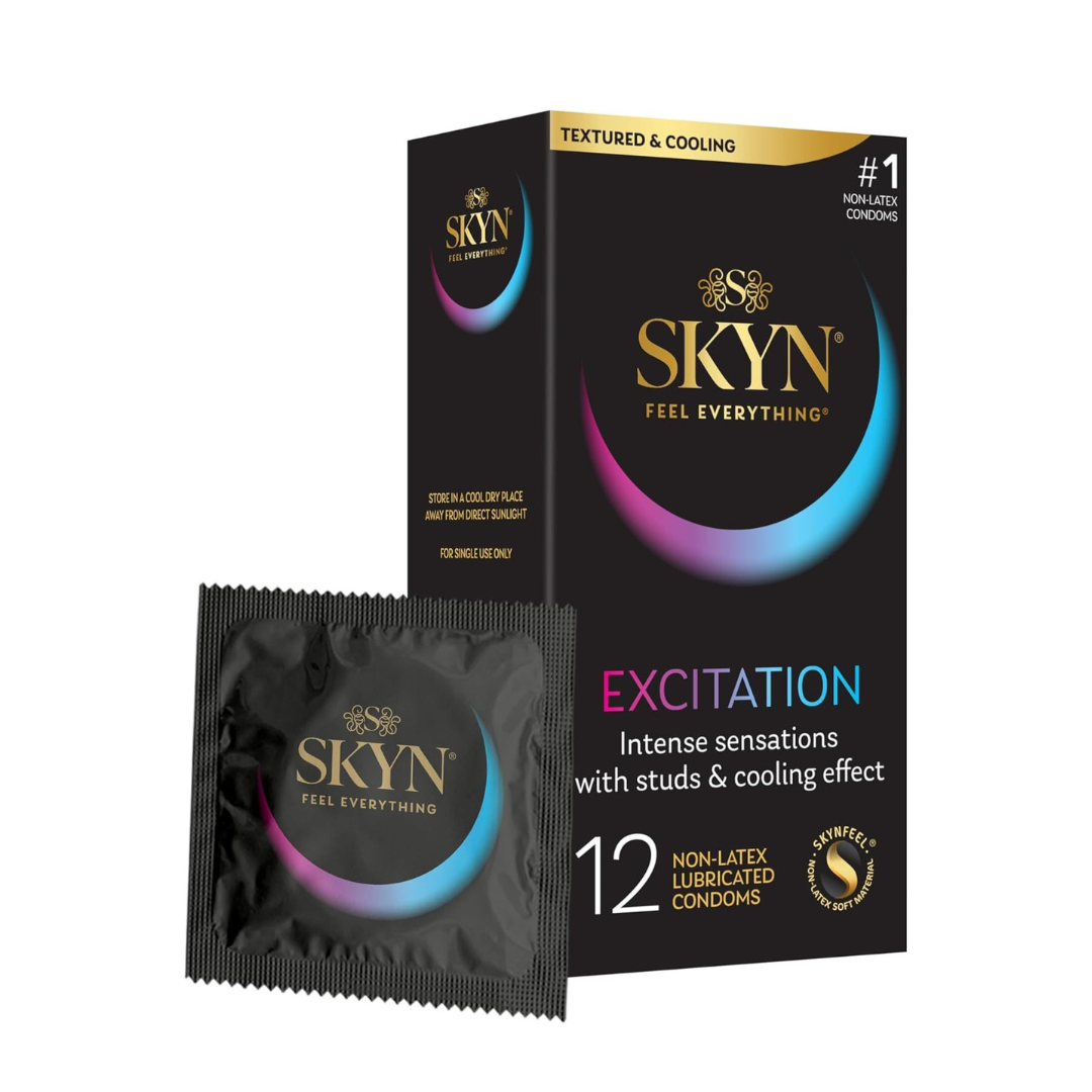 SKYN Excitation 冰感凸點激情 PI安全套 12片裝