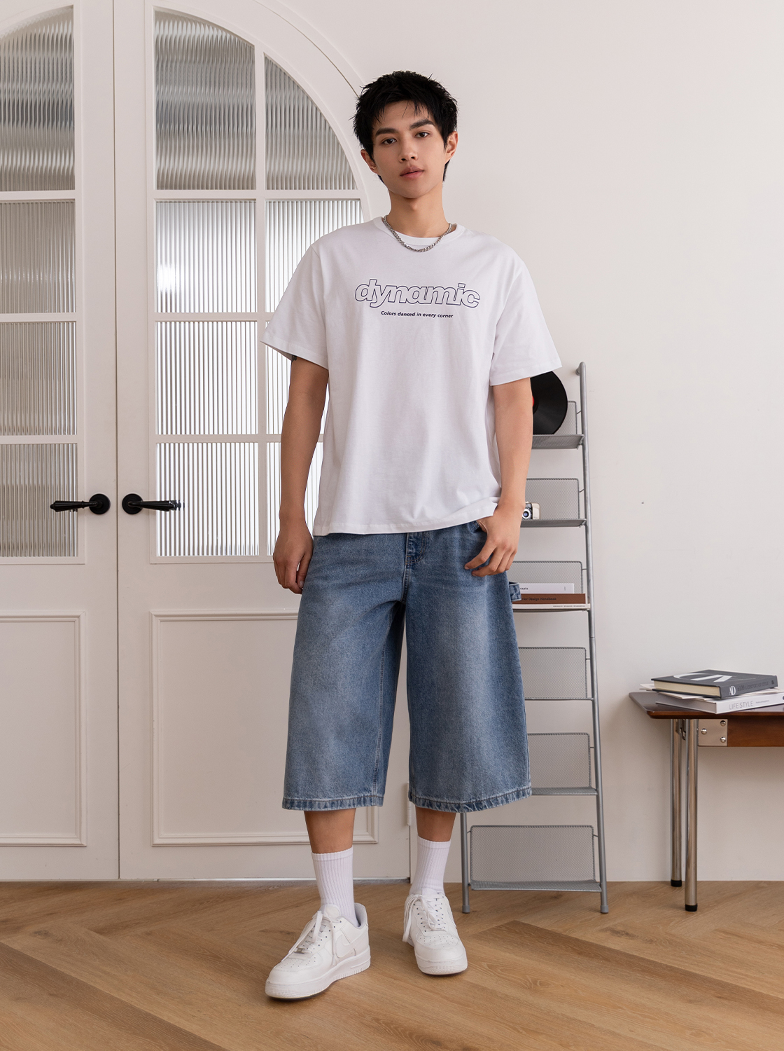 畫家工匠八分褲