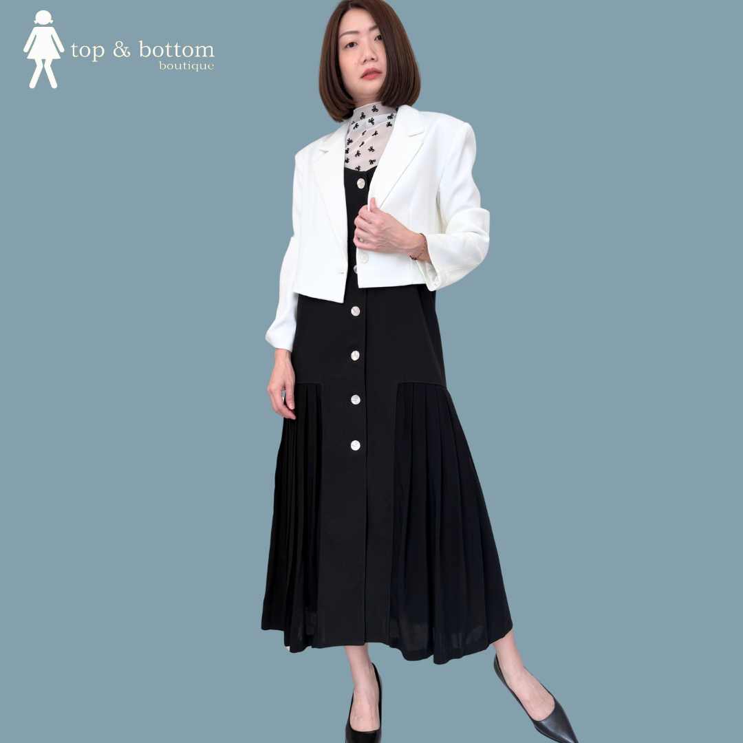 LONG SLEEVE ONE BUTTON SHORT BLAZER